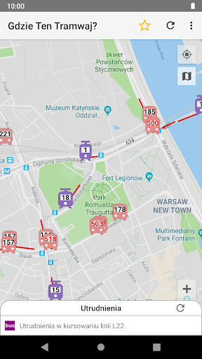 Android application Gdzie Ten Tramwaj? (Autobus te screenshort