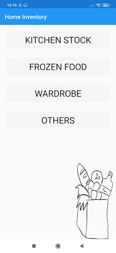 Android application Home Inventory screenshort