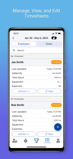Traqspera Timesheets