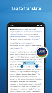 Oxford Dictionary & Thesaurus Screenshot