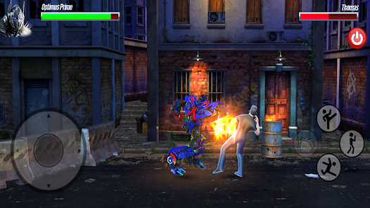 Optimus Prime Fighting Game 1.0 APK + Mod (Unlimited money) إلى عن على ذكري المظهر