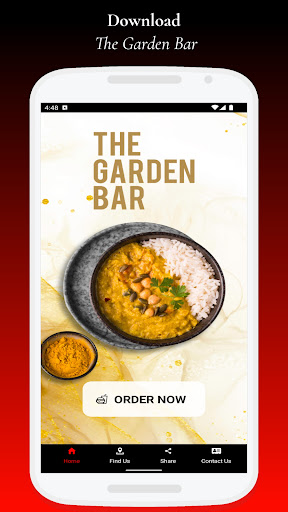 Android application The Garden Bar screenshort