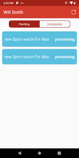 iTime - Delivery App Screen 2