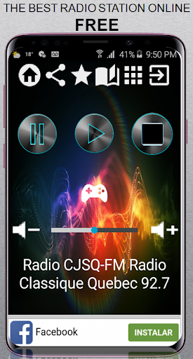 Android application CA Radio CJSQ-FM Radio Classiq screenshort