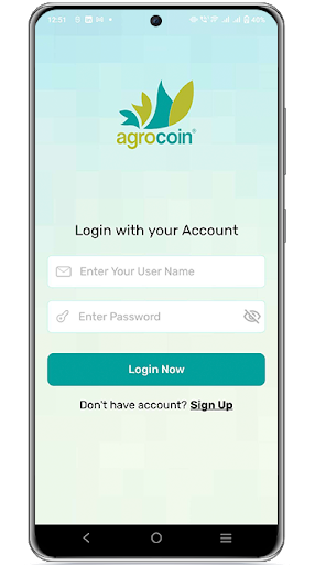 Android application Agrocoin screenshort