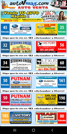 Android application autovmag screenshort