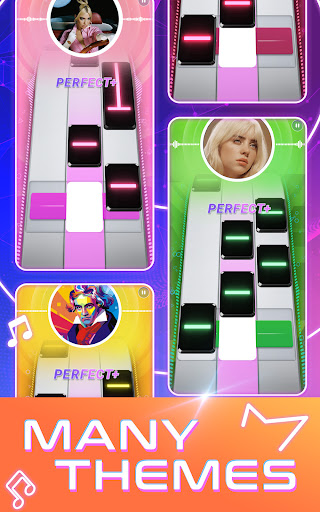 Android application Beat Tiles: Music Game screenshort