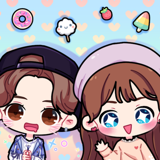 Unnie & Oppa doll logo