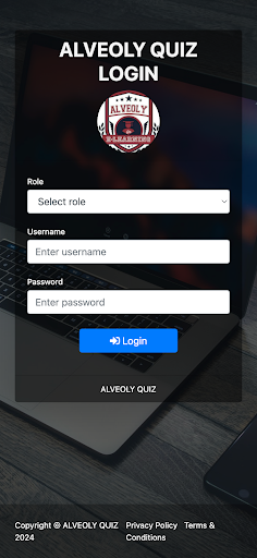 Android application ALVEOLY EXAM screenshort