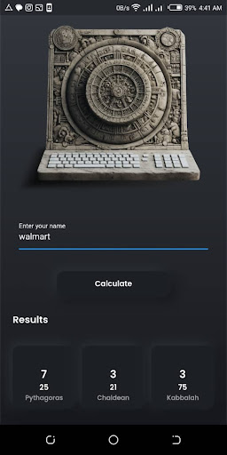 Numerology Calculator Screen 3