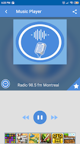 Radio 98.5 fm Montreal online 14 APK + Mod (Unlimited money) إلى عن على ذكري المظهر
