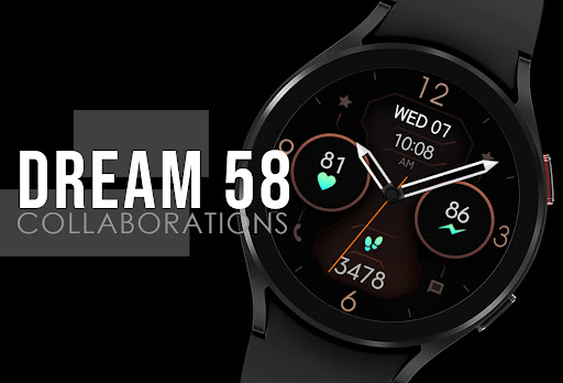 Android application Dream 58 - Analog Watch Face screenshort