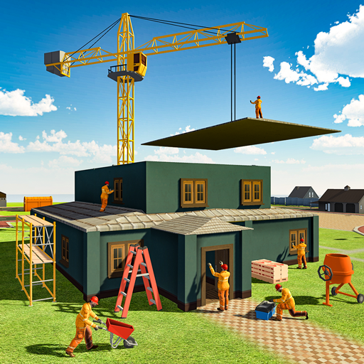 Mini Family House Construction  Icon