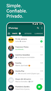 Screenshot van WhatsApp Messenger
