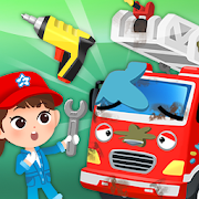 Tayo Fire Truck Repair Game - Frank Repair