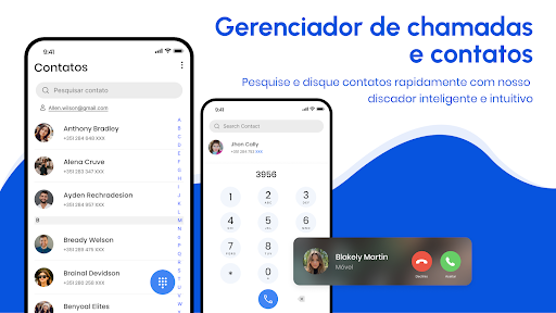Visualização do aplicativo