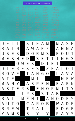 Drag-n-Drop Crossword Fill-Ins