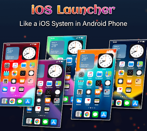 IOS Launcher - iOS 17 Pro Screen 2