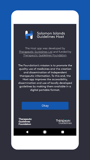 Android application Solomon Islands Guideline Host screenshort