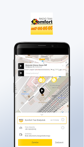 Komfort Taxi Białystok Screen 2