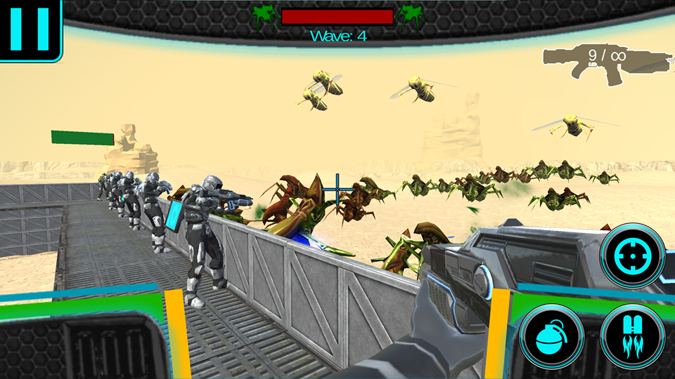 Combat Troopers - Star Bug Wars capturas de pantalla
