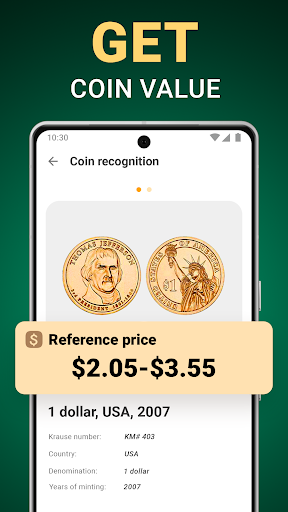 Screenshot of Coin ID - Coin Identifier