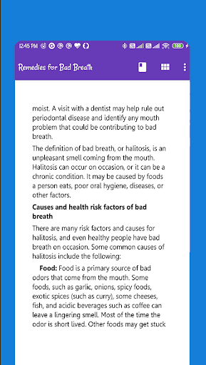 Remedies for Bad Breath