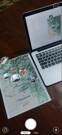 WebAR Images Screen 2