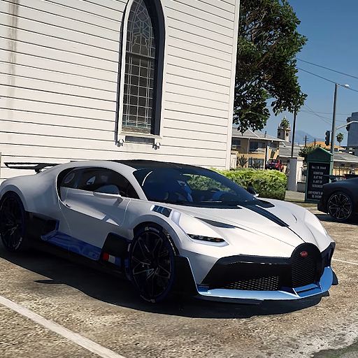 Drive Bugatti Divo Supercar X logo