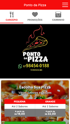 Ponto da Pizza Screen 2