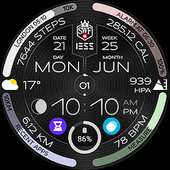 SWF Less Digital Watch Face