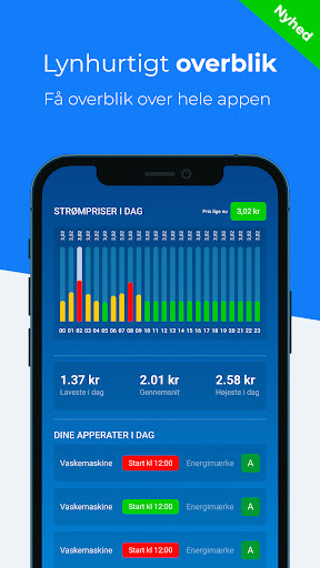 Android application Billigt strøm screenshort
