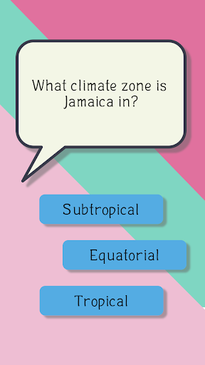 Geography quiz game Screen 2