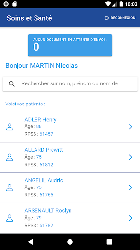 O-Liad Mobile Soins et Santé Screen 2