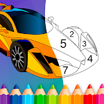 Super Duper - Cars Coloring by Numbers Apk