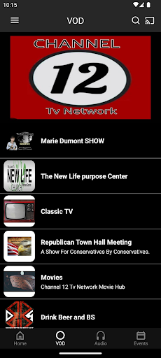Channel 12 TV Network Screenshot 3 - AppWisp.com