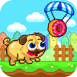 Pugs & Donuts - Crazy Pug FREE icon