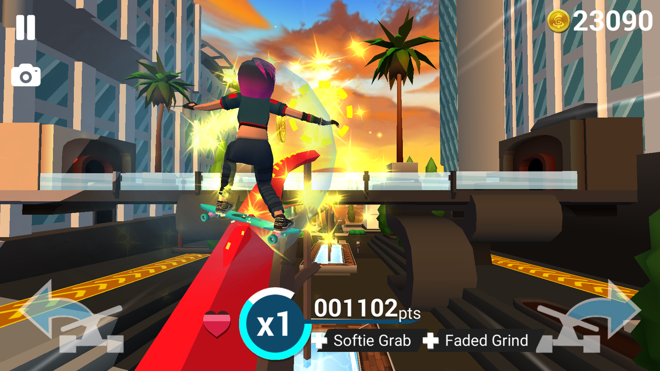 Android application Faily Skater screenshort
