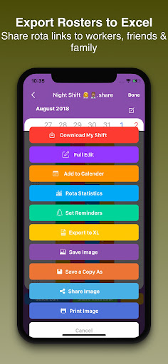 Simple Rota Maker - For Shifts Screen 3