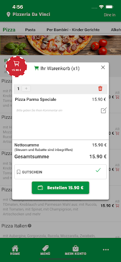 Pizzeria da Vinci Troisdorf Screen 3