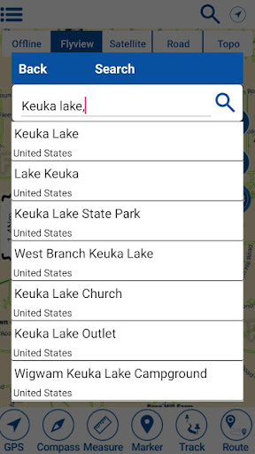 Keuka Lamoka Waneta NY Charts Screen 2