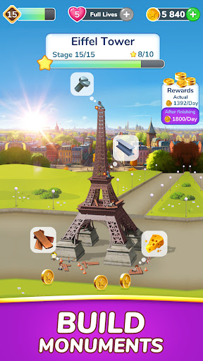 Monument Master: Match 3 Games 2