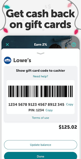 Ibotta: Cash Back Savings, Rewards & Coupons App  APK screenshots 6