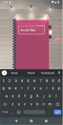 Cloud Notebook Screen 2