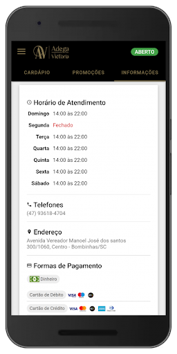 Adega Victoria Screen 3