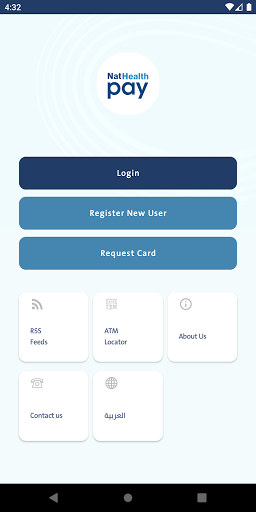 Android application NatHealth Pay screenshort