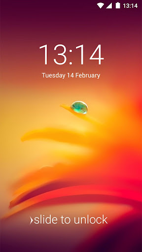 AppLock Theme Green Dewdrop Screen 3