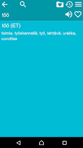 Estonian Finnish Dictionary
