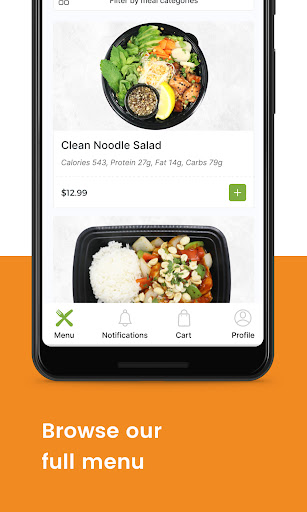 CleanEatsMealPrep Screen 2