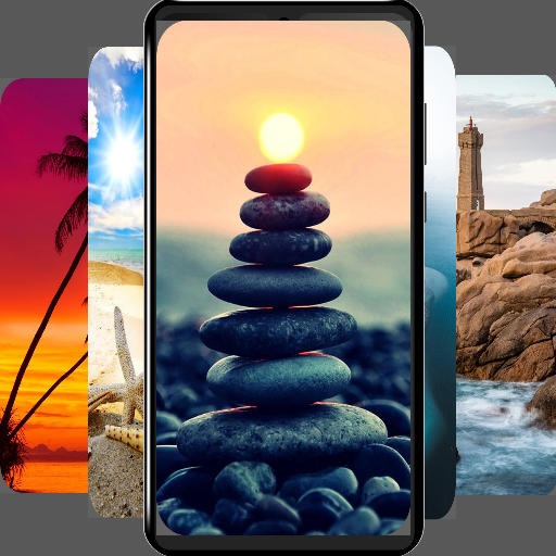 Beach wallpapers-4k Background logo